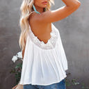 Small White So Pretty Cotton Lace Tank