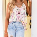  Enchanting Floral Print Tank Top