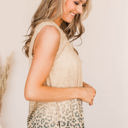  Gradient Leopard Tunic Top