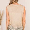  Gradient Leopard Tunic Top