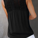  Lace Back Sleeveless Top