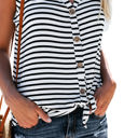  Striped Sleeveless Top