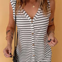  Striped Sleeveless Top