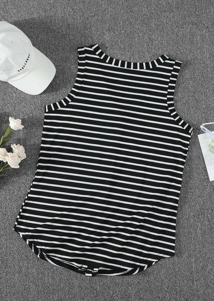 Striped Sleeveless Top