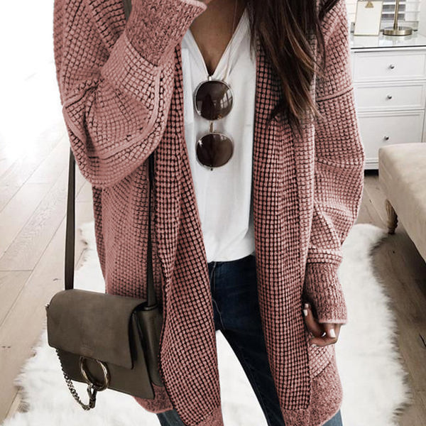 Textured Long Cardigan