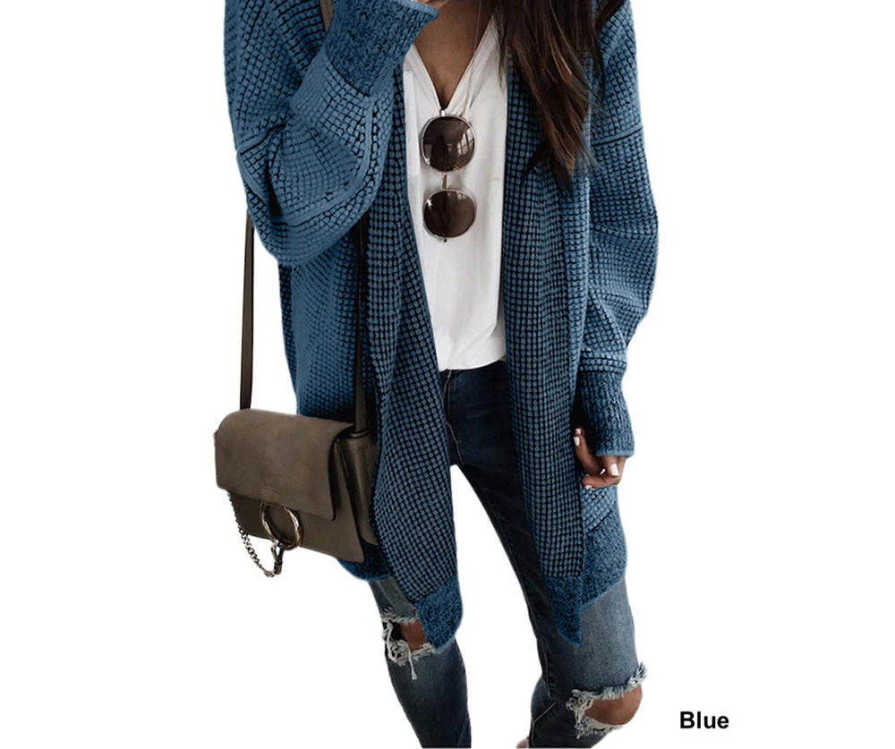 Textured Long Cardigan