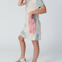  Watercolor Tie Dye Tee Dress