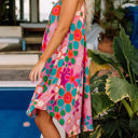  Pop Of Flowers Handkerchief Hem Dress