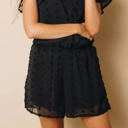 Large Black Dotted Romper