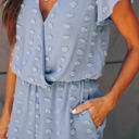 Large Blue Dotted Romper