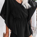  Cascading Sleeve Romper