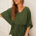  Cascading Sleeve Romper