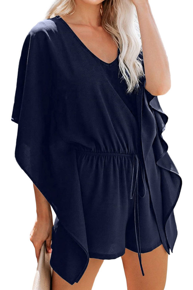 Cascading Sleeve Romper