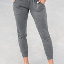  Pleated High Waist Pocket Leggings Pants