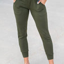  Pleated High Waist Pocket Leggings Pants