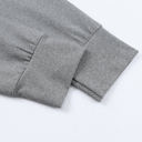 Large Gray Pleated High Waist Pocket Leggings Pants