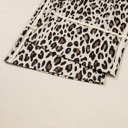  Khaki Leopard Wide Leg Cropped Pocket Pants