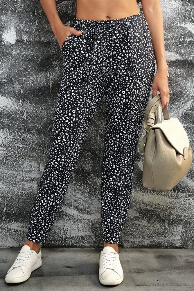 Comfy Leopard Joggers