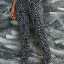 Medium Black White Comfy Leopard Joggers