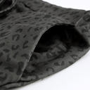 Large Black Comfy Leopard Joggers