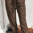 Large Brown Comfy Leopard Joggers