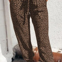 Large Brown Comfy Leopard Joggers