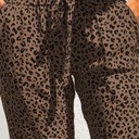 Large Brown Comfy Leopard Joggers