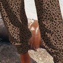 Large Brown Comfy Leopard Joggers