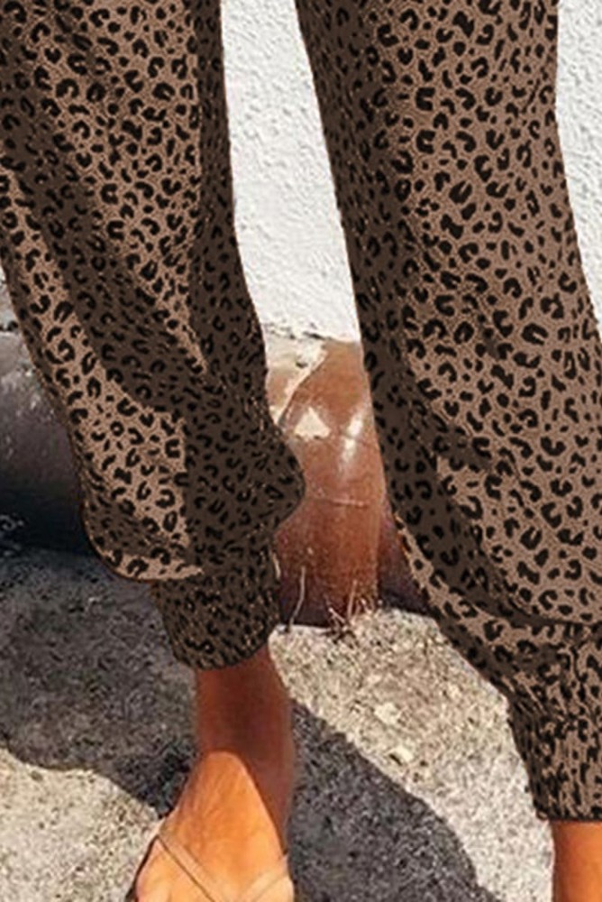 Comfy Leopard Joggers