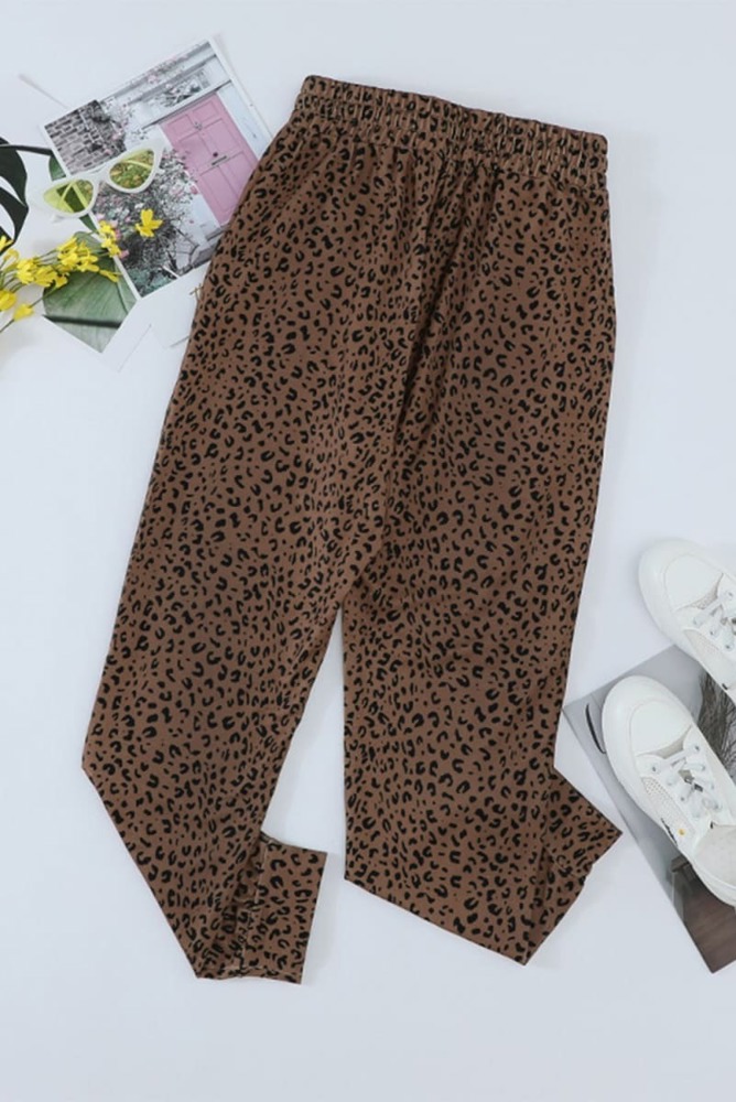 Comfy Leopard Joggers