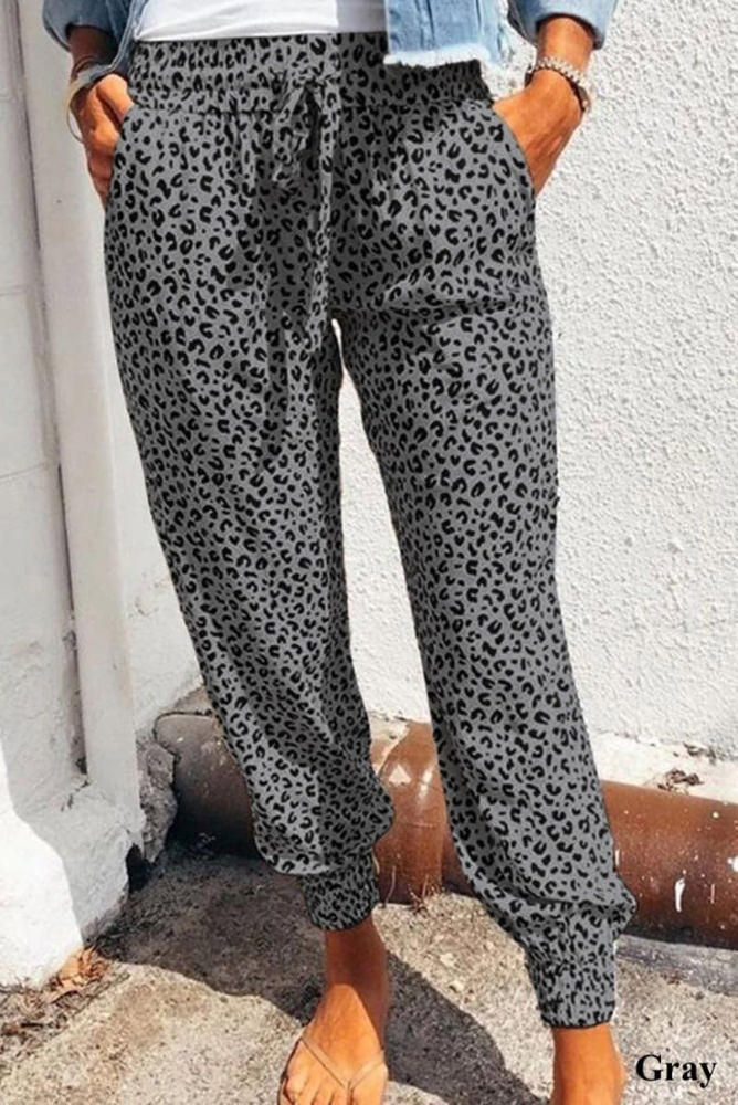 Comfy Leopard Joggers