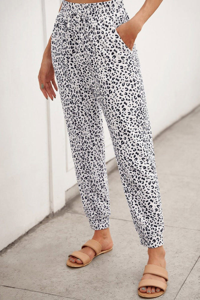 Comfy Leopard Joggers