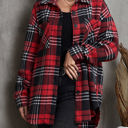  Boyfriend Plaid Shacket Coat