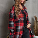  Boyfriend Plaid Shacket Coat