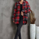  Boyfriend Plaid Shacket Coat