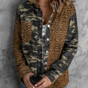  Distressed Leopard Camo Shacket