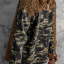  Distressed Leopard Camo Shacket