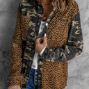  Distressed Leopard Camo Shacket