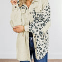  Neutral Leopard Corduroy Jacket