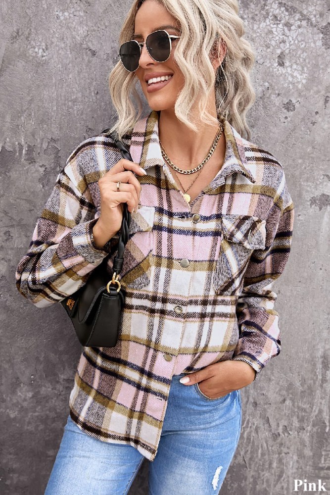 Perfect Plaid Shacket LC