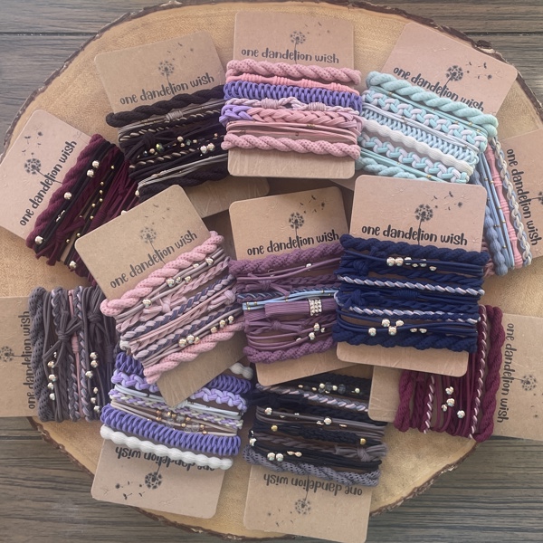  Boho Hair Tie Bracelets