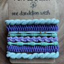 Purple and Mint Set  Boho Hair Tie Bracelets