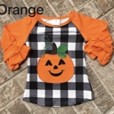 Orange 3T Toddler Fall Raglans
