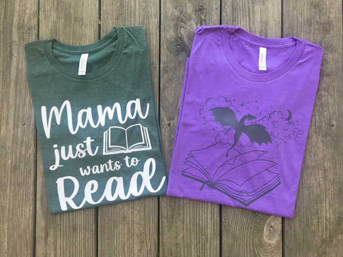 Customizable! Mama Just Wants To Read/Dragon Fantasy Book Lover Shirt