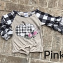 Pink 2T Toddler Fall Raglans