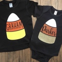  Personalized Candy Corn Toddler Tees
