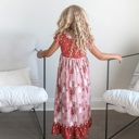  Kids Mauve Holiday Christmas Lounge Gown