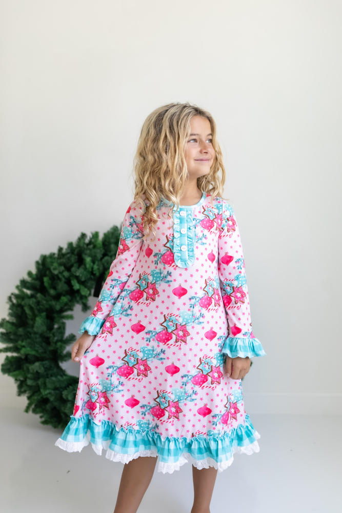 Christmas Cookie Lounge Play Gown