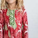  Christmas Deer Lounge Play Gown