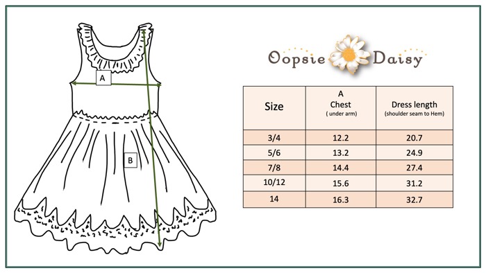 Kids Girls Denim Ruffle Intricate Lace Summer Dress